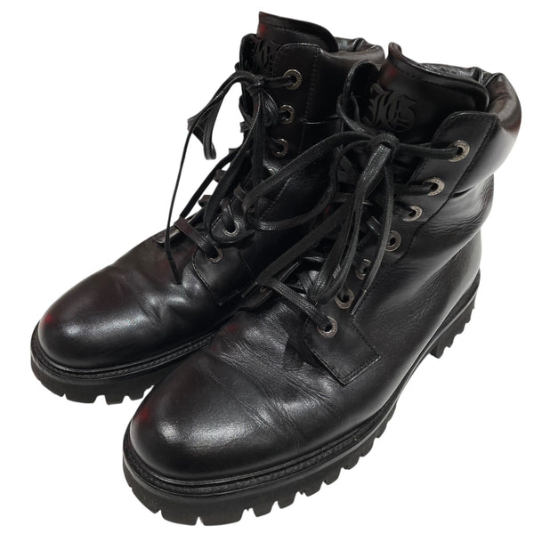 JOHN GALLIANO ブラックブーツ 42 JOHN GALLIANO(ジョンガリアーノ) ブーツ3505 3505 ブラック サイズ 42