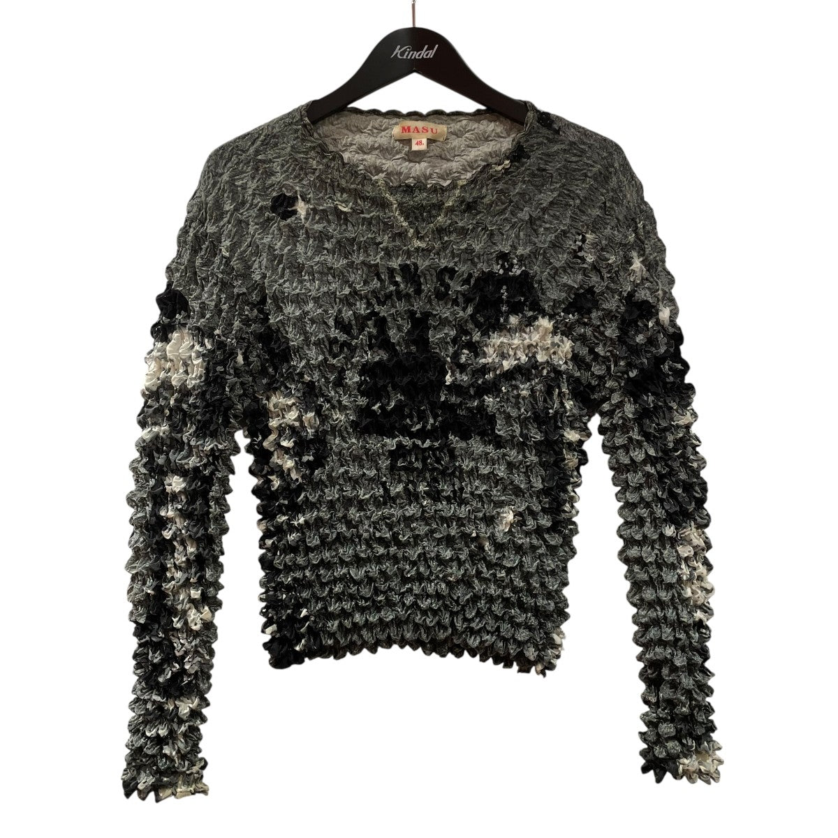 MASU size44 フラワーホールジップパ ーカー MASU size44 フラワーホールジップパーカー