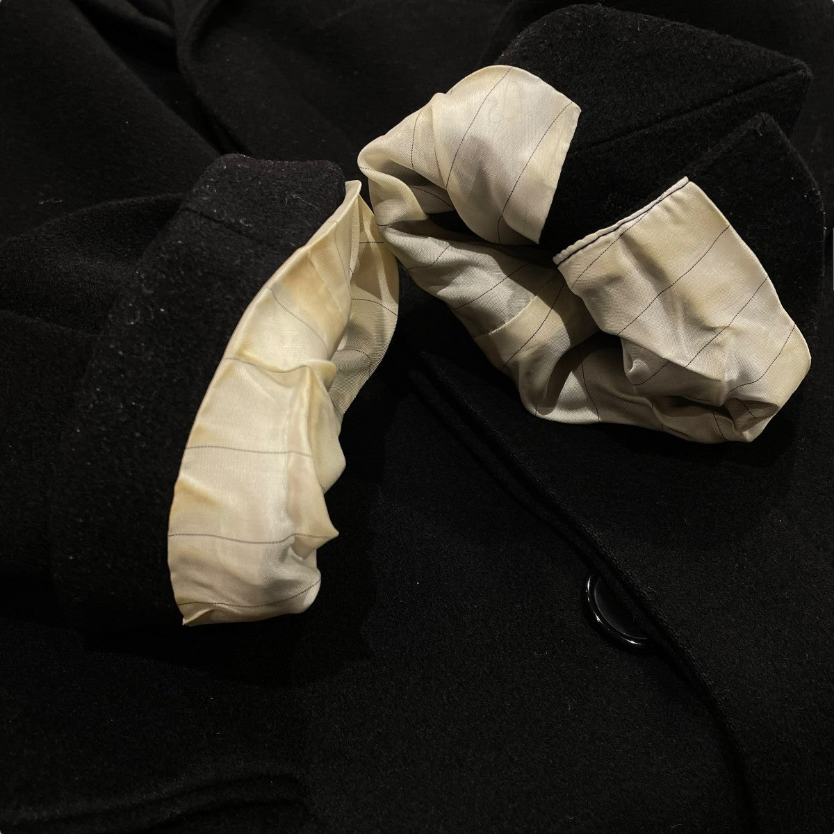 【極美品】DOLCE&GABBANA コーデュロイ 裏地 総柄 チェスターコート DOLCE ＆ GABBANA(ドルチェアンドガッバーナ) チェスターコートG0679T