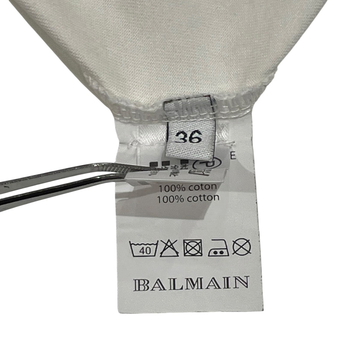 BALMAIN 12SS半袖Tシャツ 古着・中古-6枚目のアイテム画像