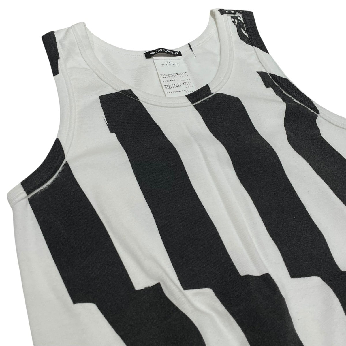 ANN DEMEULEMEESTER(アンドゥムルメステール) タンクトップ21-21