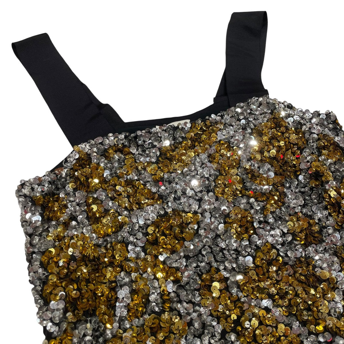 DRIES VAN NOTEN スパンコールベスト 古着・中古-3枚目のアイテム画像