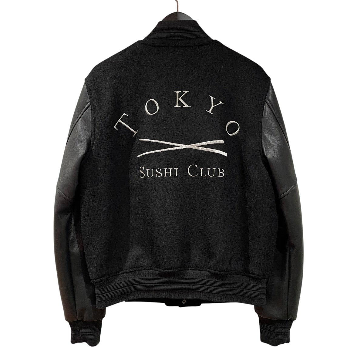 TKCS Club Jacketレザー切り替えしスタジャンSLA M3673JK