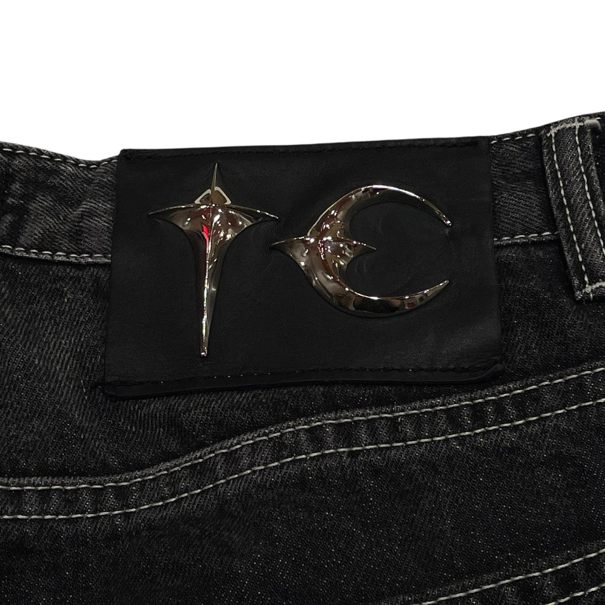 THUG CLUB(サグクラブ) トライバル刺繍デニムパンツデニムパンツ