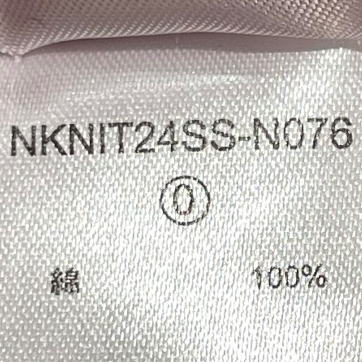 NKNIT 半袖ニットNKNIT24SS-N076 古着・中古-6枚目のアイテム画像
