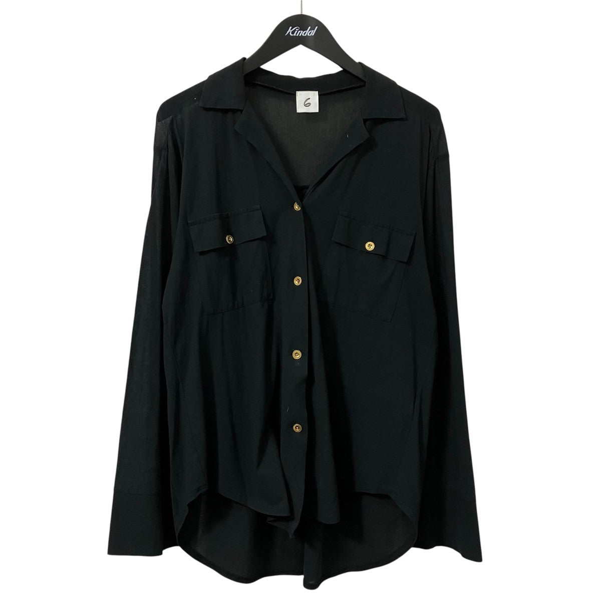 COTTON CUT SHIRTシアーシャツ8627-241-0005