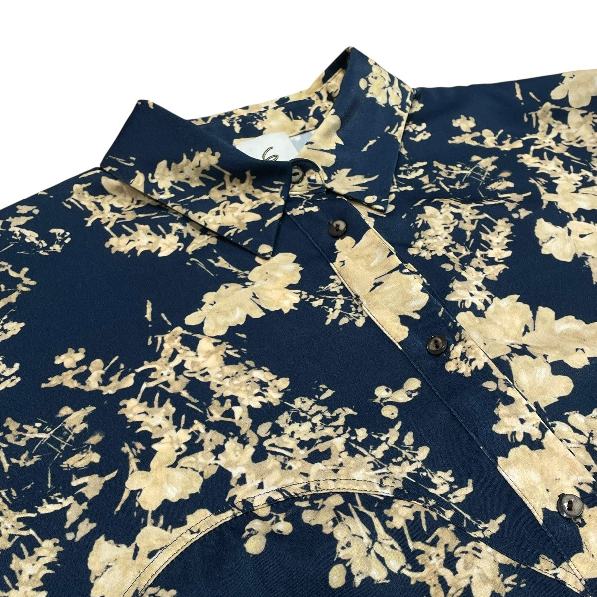 6(ROKU) BEAUTY＆YOUTH SATIN FLOWER PRINT SHIRT長袖シャツ8611-242-0234 古着・中古-3枚目のアイテム画像