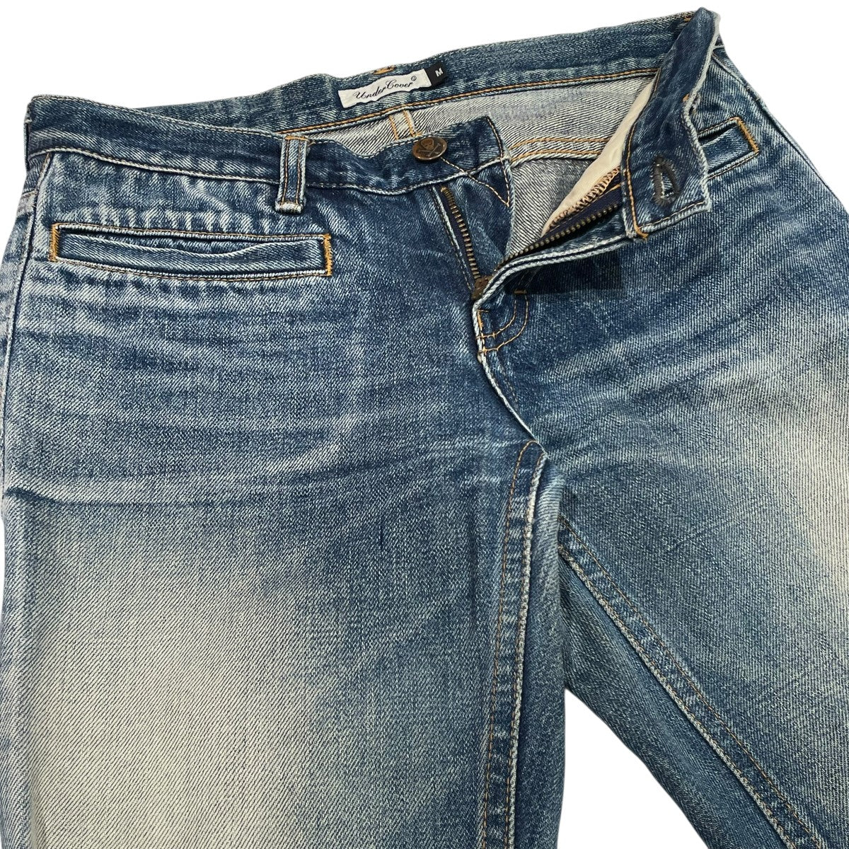 UNDERCOVER(アンダーカバー) 04AWレースプリントデニムパンツB88 P20