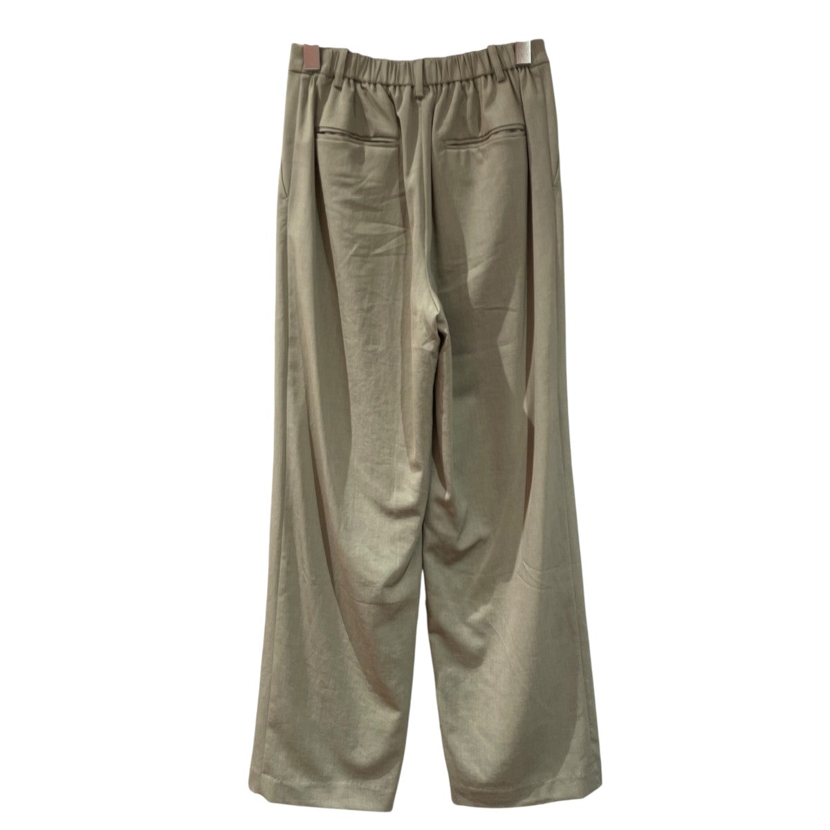 TODAYFUL Easy Chambray Trousersサテンワイドパンツ12410718 古着・中古-2枚目のアイテム画像