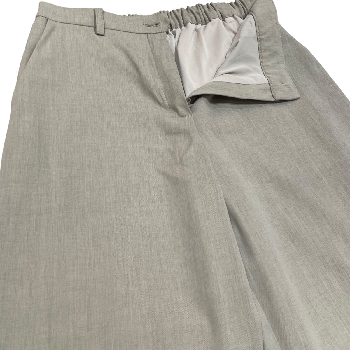 TODAYFUL Easy Chambray Trousersサテンワイドパンツ12410718 古着・中古-3枚目のアイテム画像