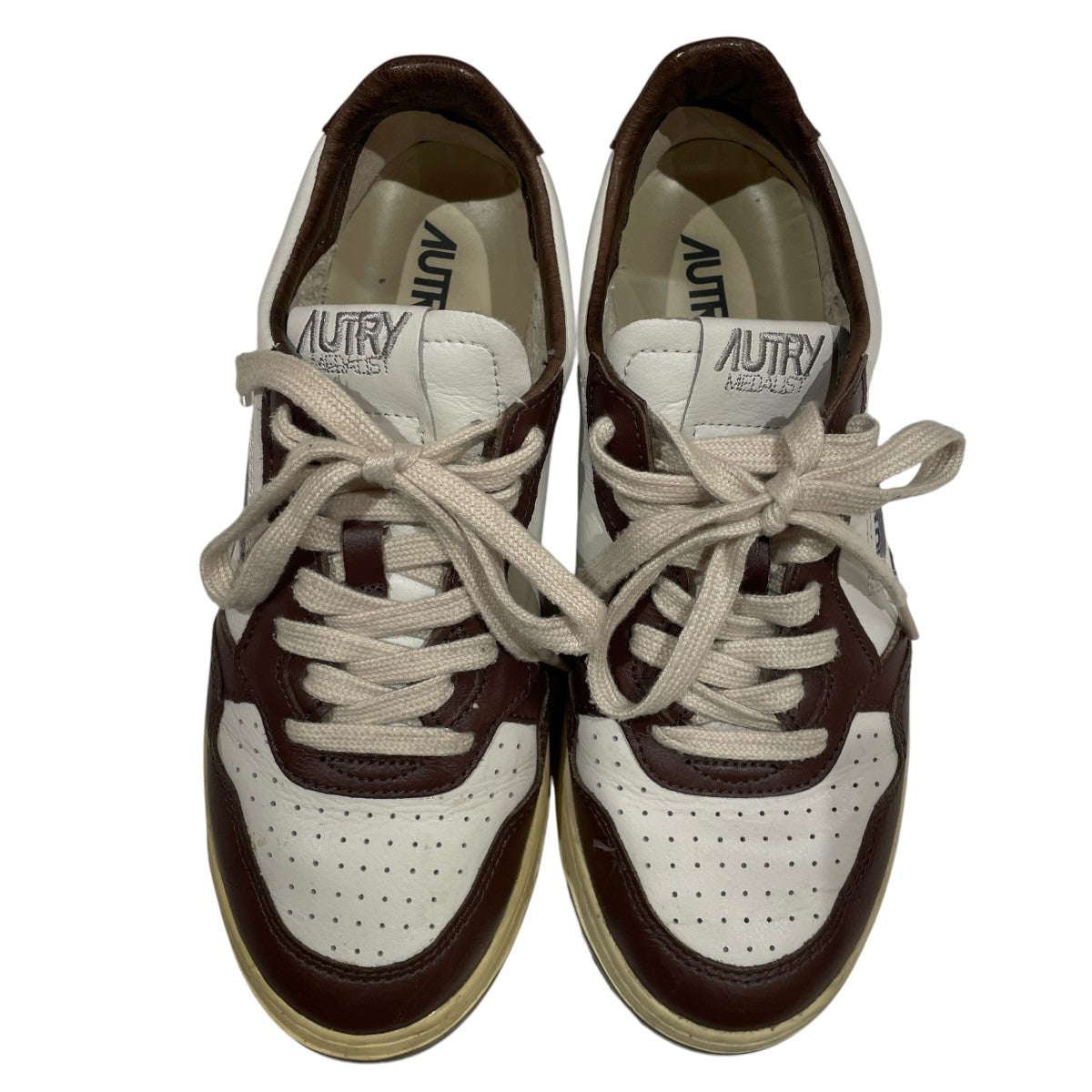 WOMEN’S MEDALIST LOW LEATHER LEATHER BICOLORローカットスニーカー785-4992711