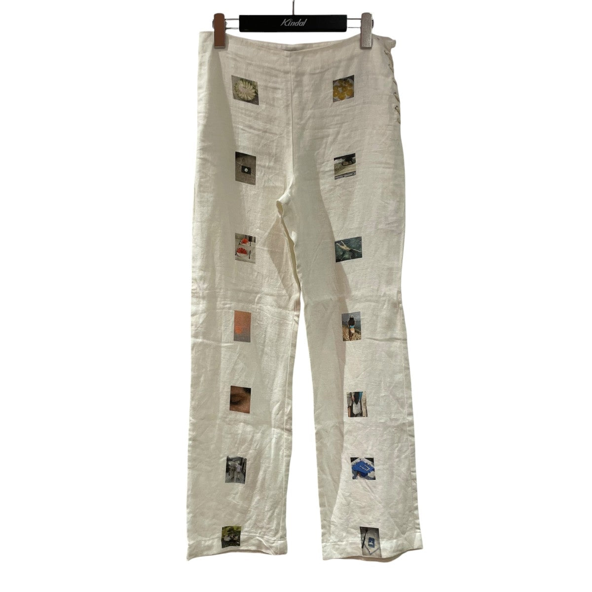 PALOMA WOOL BAMNI PRINT PANTSリネンパンツ 古着・中古-1枚目のアイテム画像