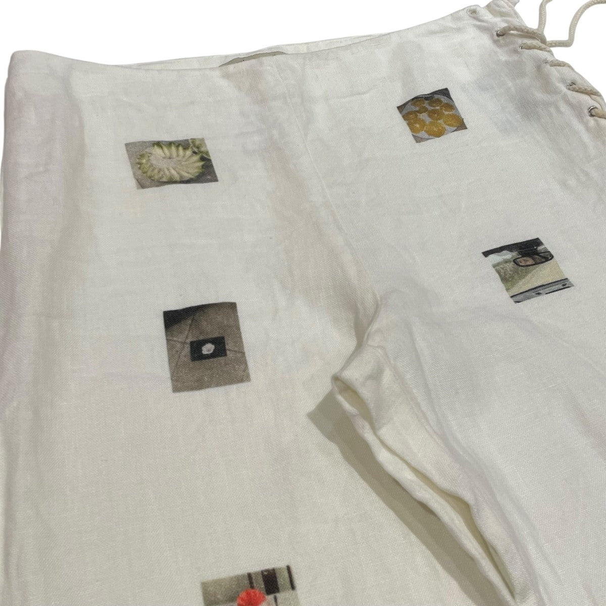 PALOMA WOOL BAMNI PRINT PANTSリネンパンツ 古着・中古-3枚目のアイテム画像