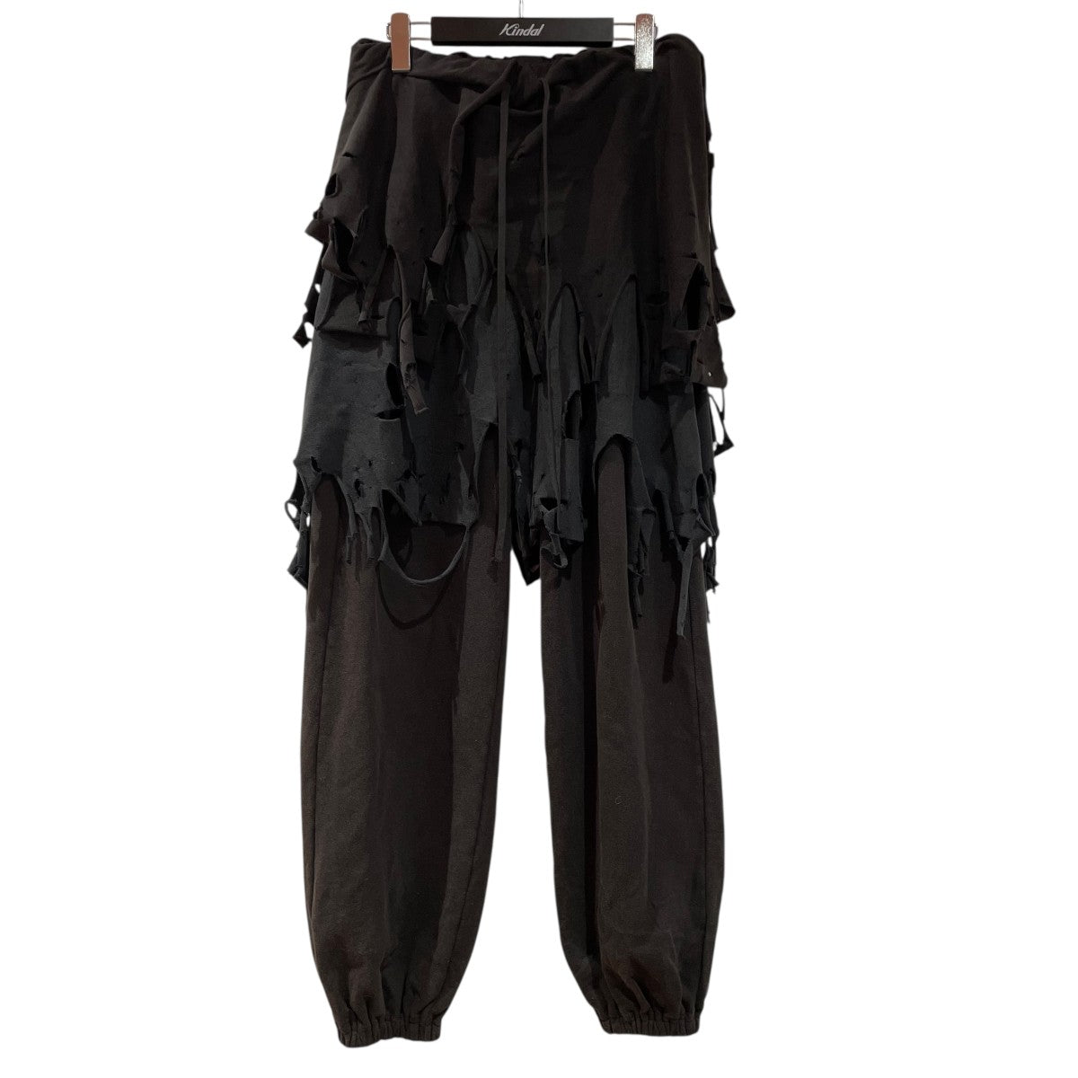 doublet(ダブレット) レザーパンツ 24aw04pt276 ブラック サイズ L