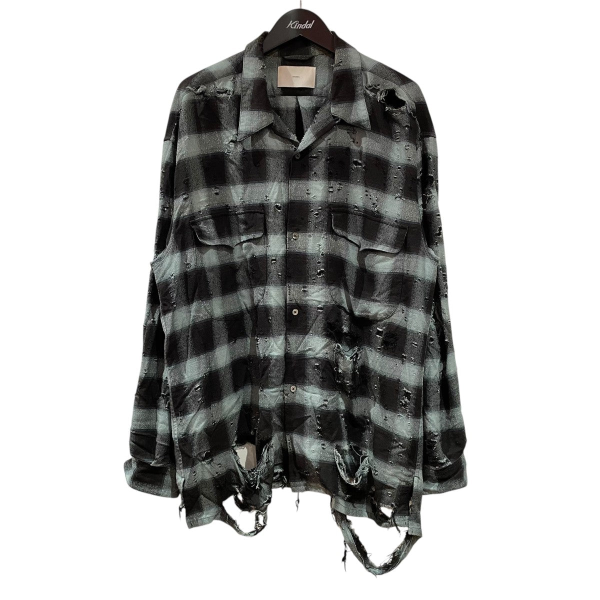 SUGARHILL(シュガーヒル) 25SS ストライプ柄シアースキッパーシャツ