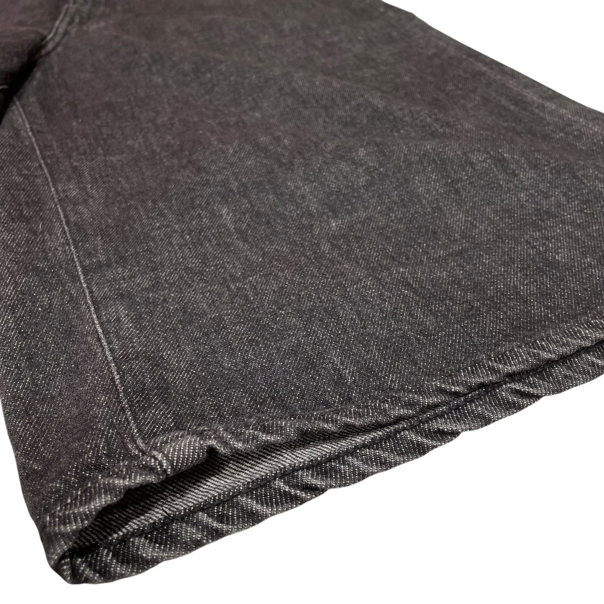 simply complicated BF JORTS BLACKデニムハーフパンツ 古着・中古-4枚目のアイテム画像