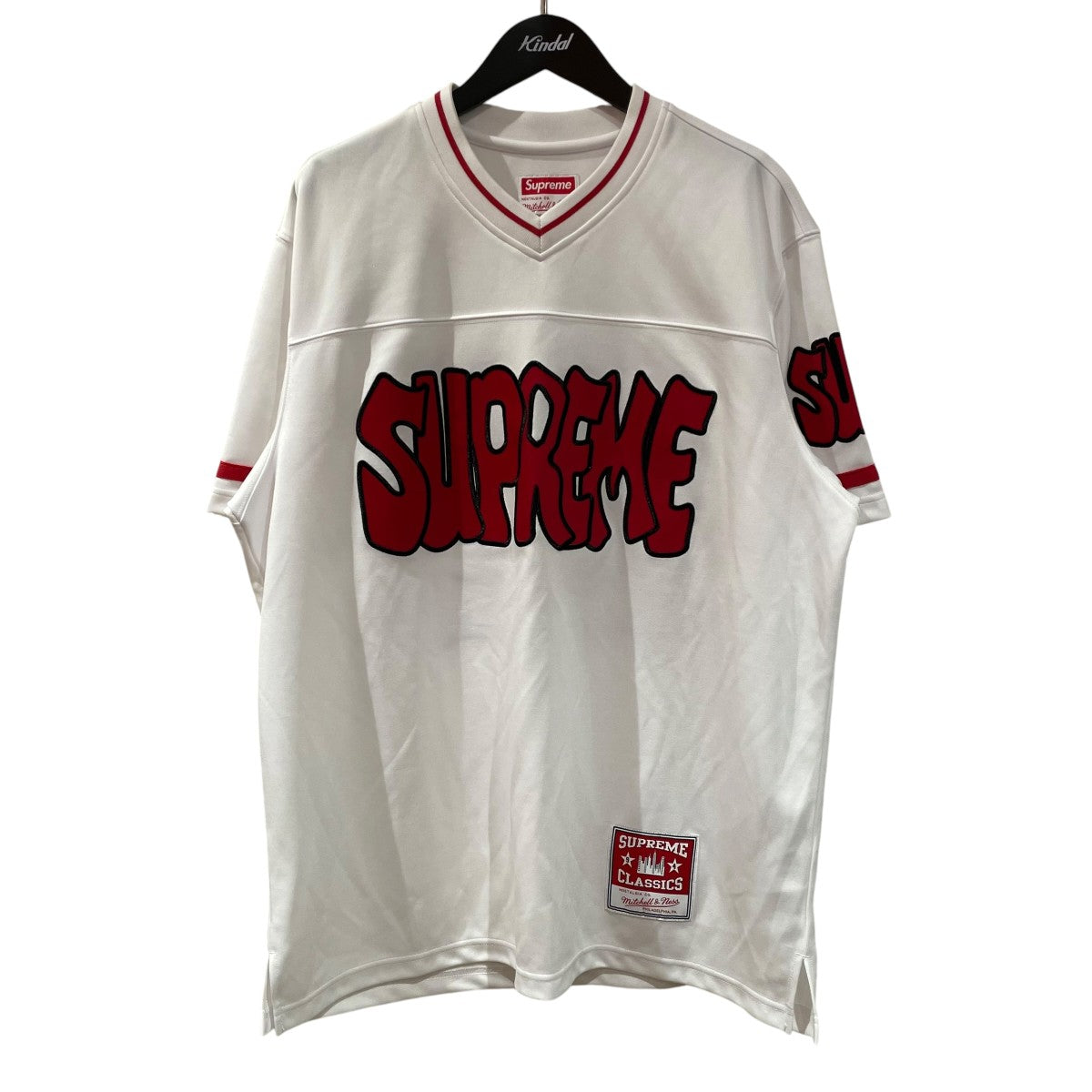 Supreme 22AWMitchell＆Ness Football半袖Tシャツ 古着・中古-1枚目のアイテム画像