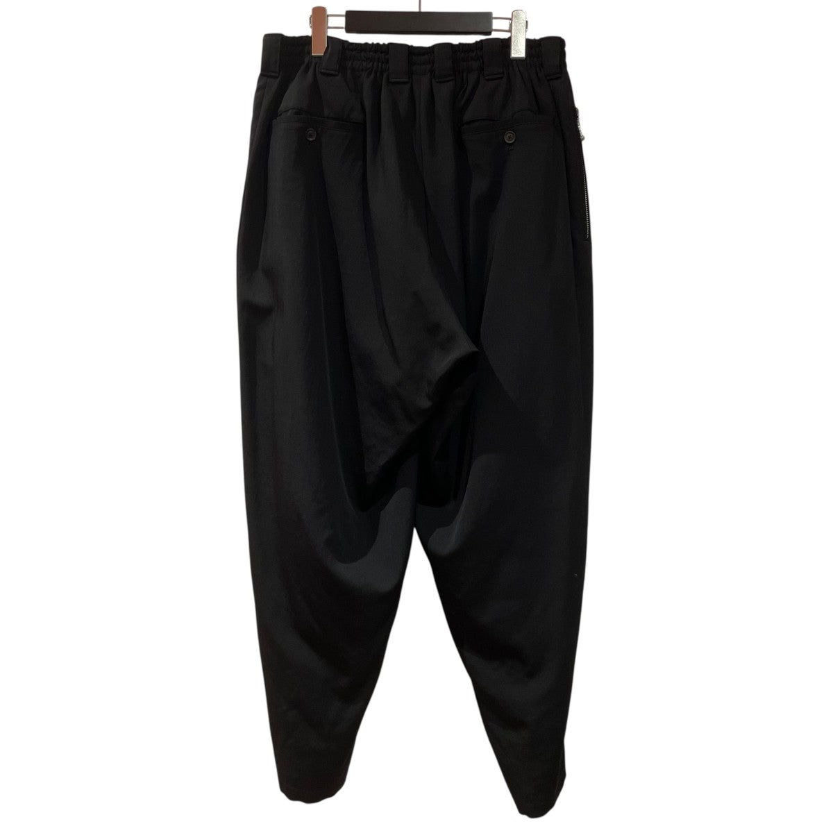 BLACK Scandal Yohji Yamamoto ペインターパンツ BLACK SCANDAL KATSURAGI HEM ZIP PAINTER PANTS(S Black