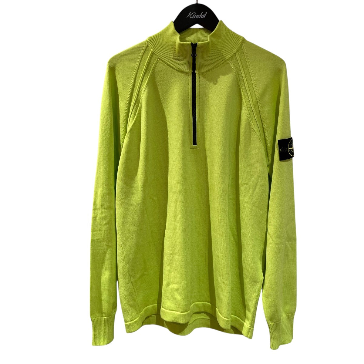 STONE ISLAND ハーフジップニット7615562B6 古着・中古-1枚目のアイテム画像