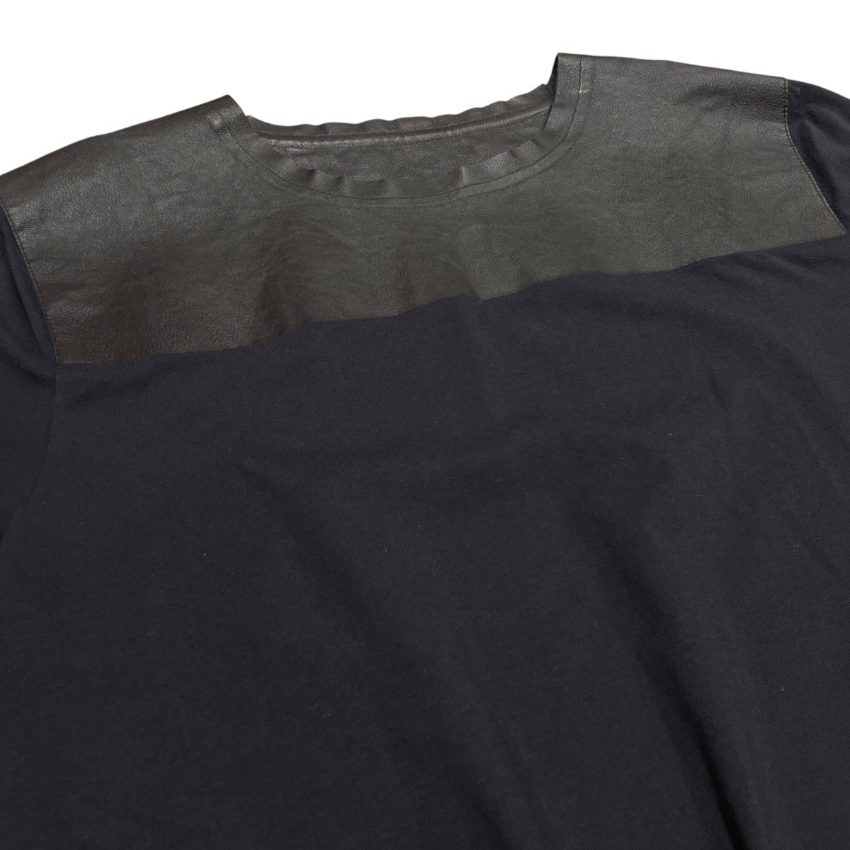 VALENTINO レザー切り替え半袖Tシャツ0000025829 01 古着・中古-3枚目のアイテム画像
