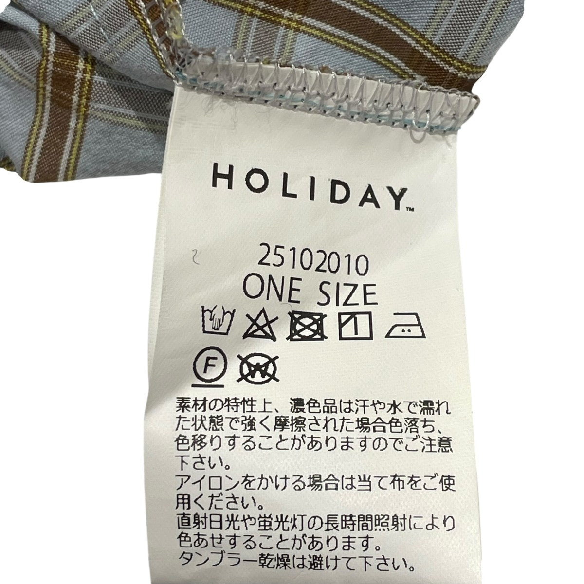 HOLIDAY シャツワンピース25102010 古着・中古-6枚目のアイテム画像