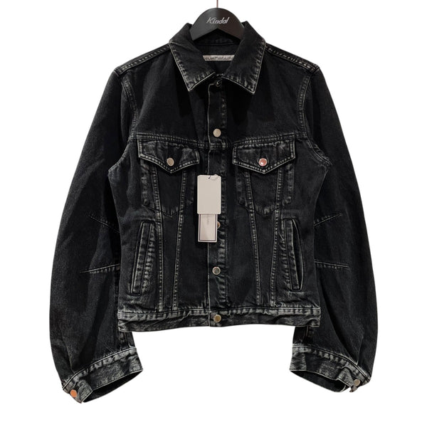 JOHN LAWRENCE SULLIVANデニムコーティングジャケット 36 JOHN LAWRENCE SULLIVAN(ジョンローレンスサリバン) WASHED DENIM