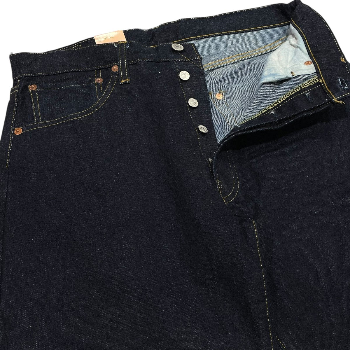 USA製 90s ボタン裏555 バレンシア デッドストックデニムパンツ
