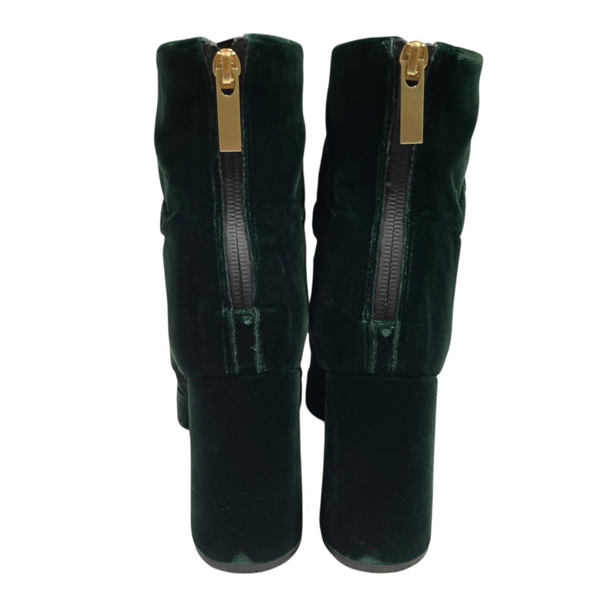 mame kurogouchi VELVET POINTED TOE BOOTSブーツAC305 古着・中古-4枚目のアイテム画像