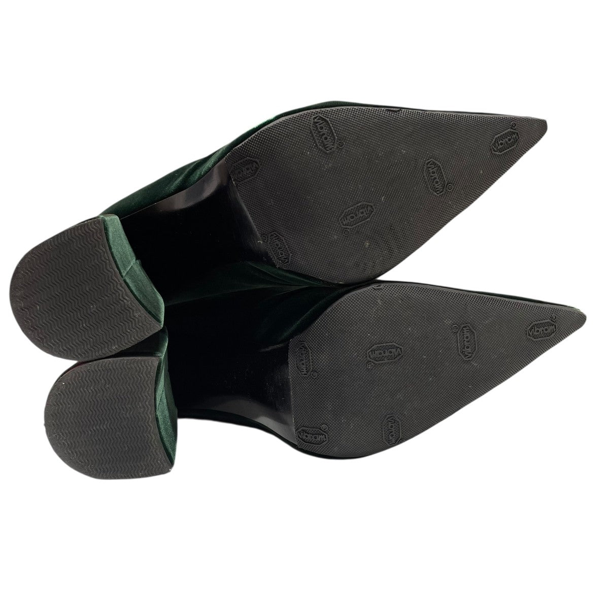 mame kurogouchi VELVET POINTED TOE BOOTSブーツAC305 古着・中古-5枚目のアイテム画像