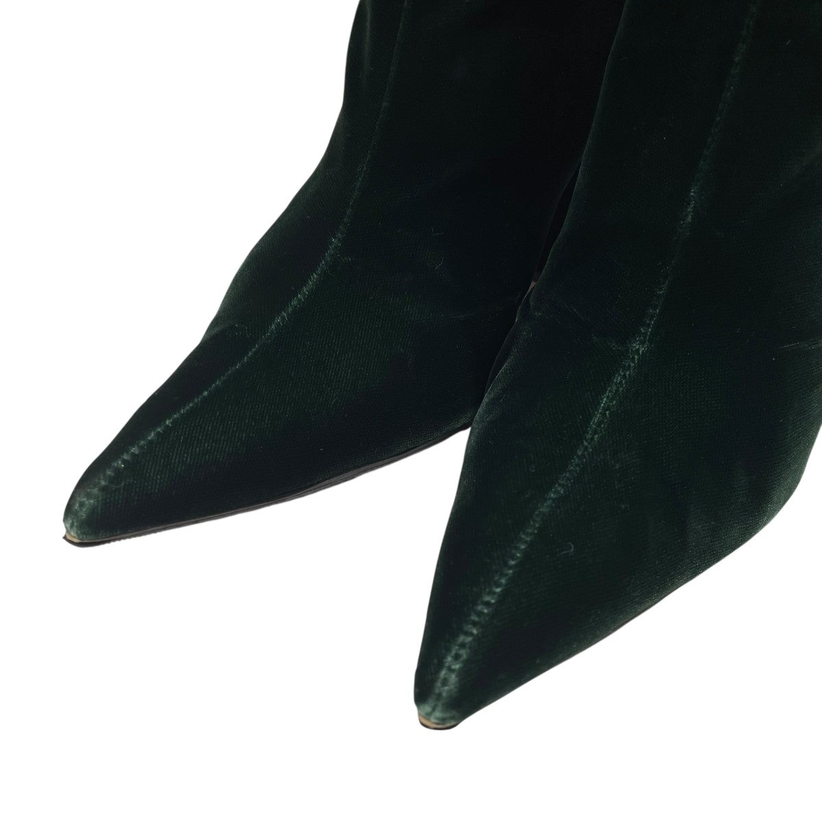 mame kurogouchi VELVET POINTED TOE BOOTSブーツAC305 古着・中古-6枚目のアイテム画像