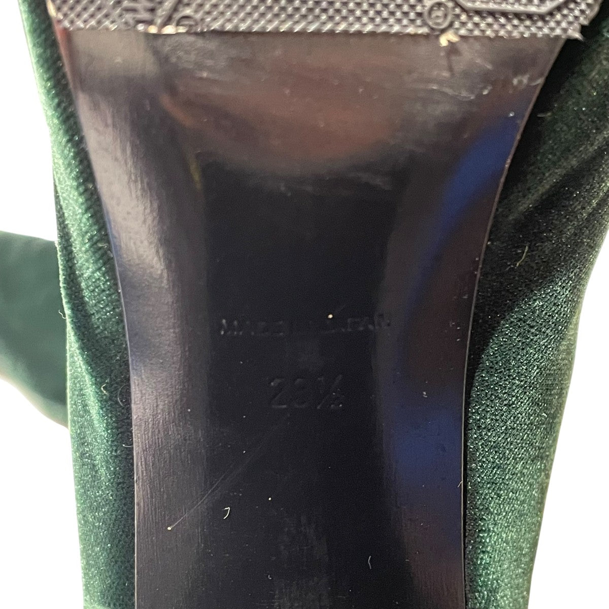 mame kurogouchi VELVET POINTED TOE BOOTSブーツAC305 古着・中古-8枚目のアイテム画像