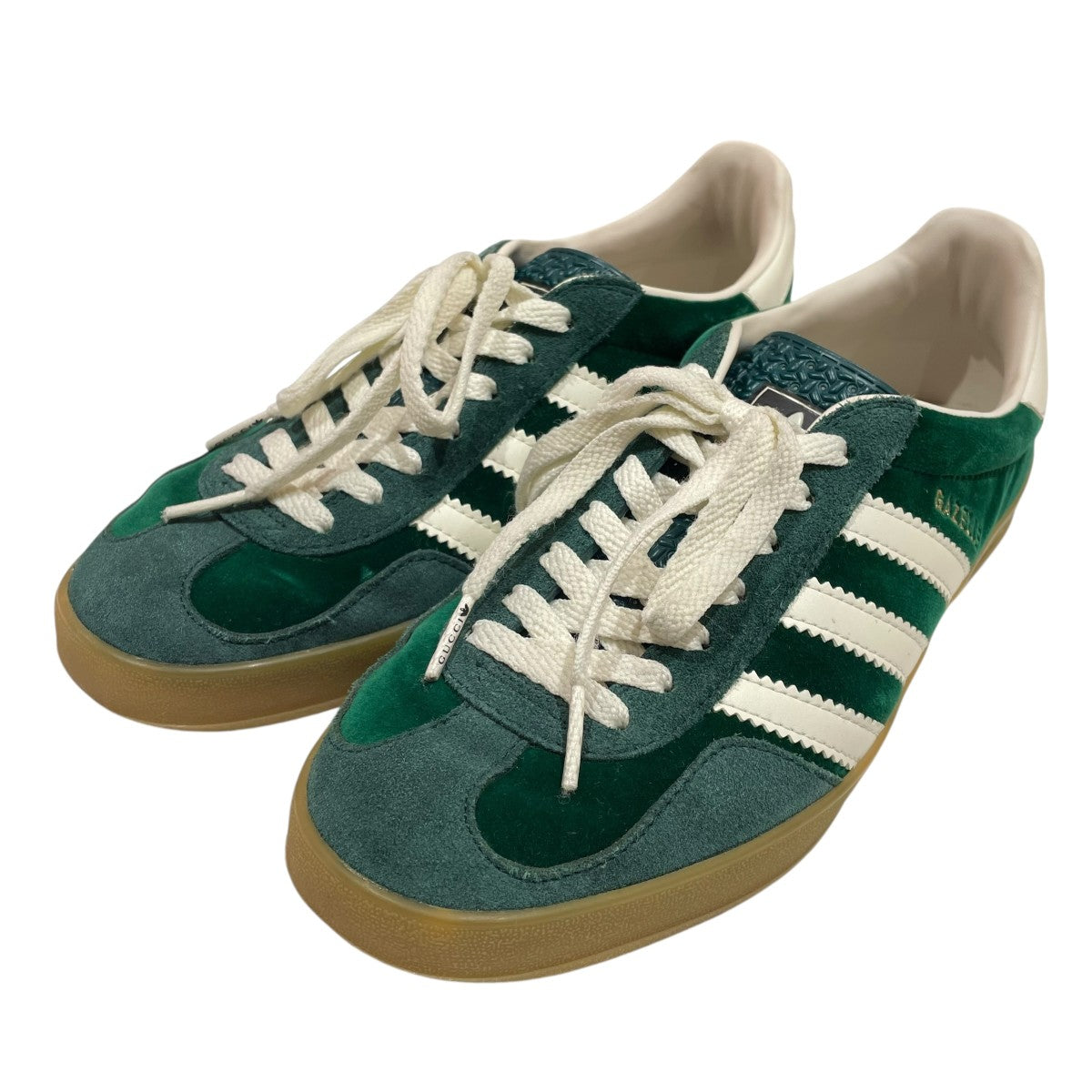 GUCCI×adidas GAZELLEローカットスニーカー646652 646652 グリーン