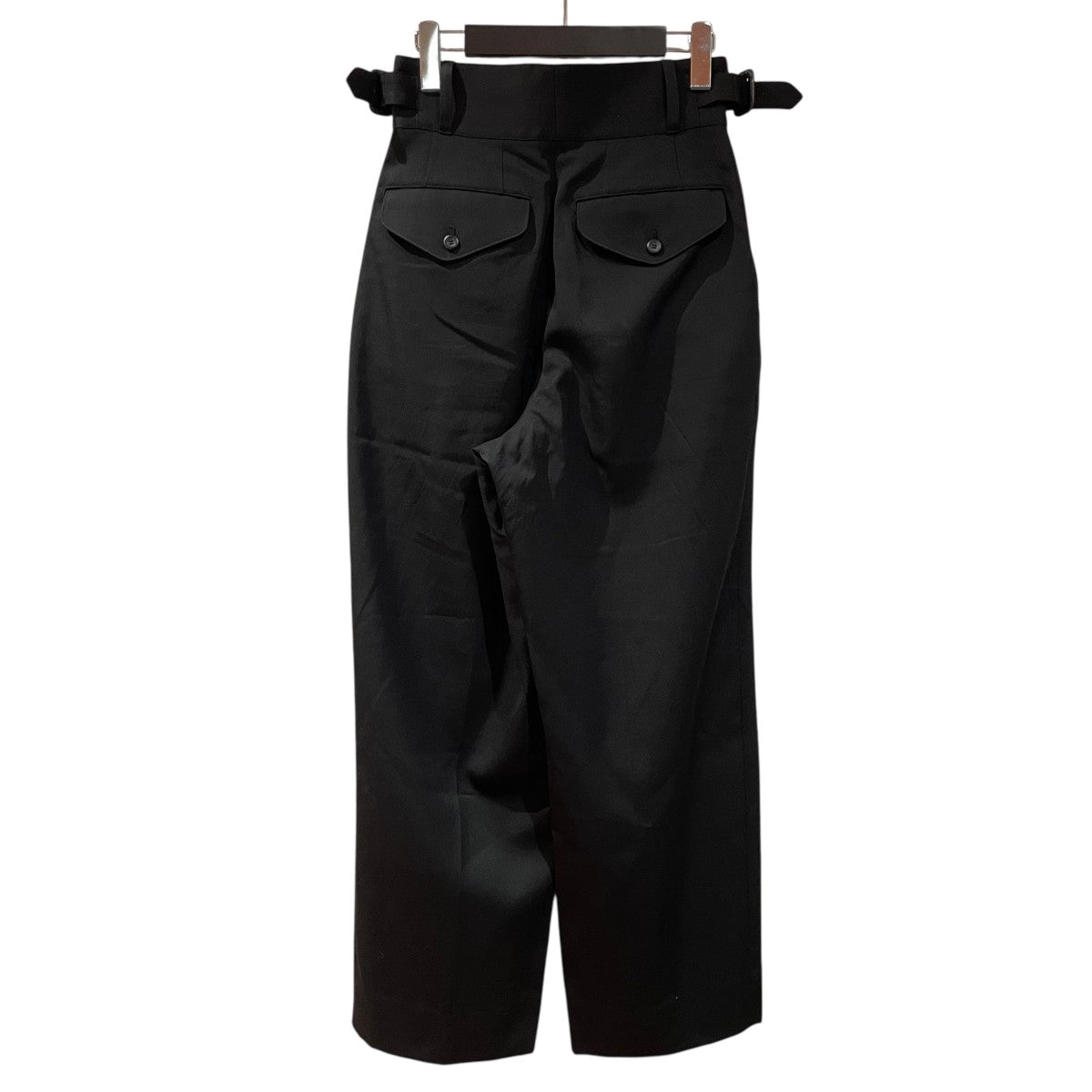 THE RERACS 21FW GURKHA SLACKS2タックテーパードパンツ21FW-REPT-122-2-J 古着・中古-2枚目のアイテム画像