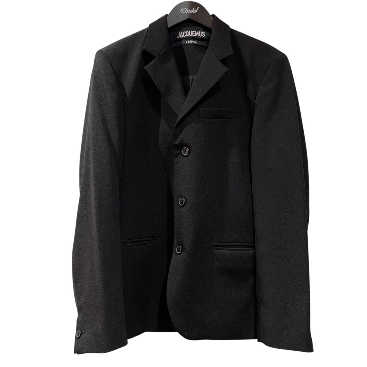 JACQUEMUS(ジャックムス) テーラードジャケット ブラック サイズ 46