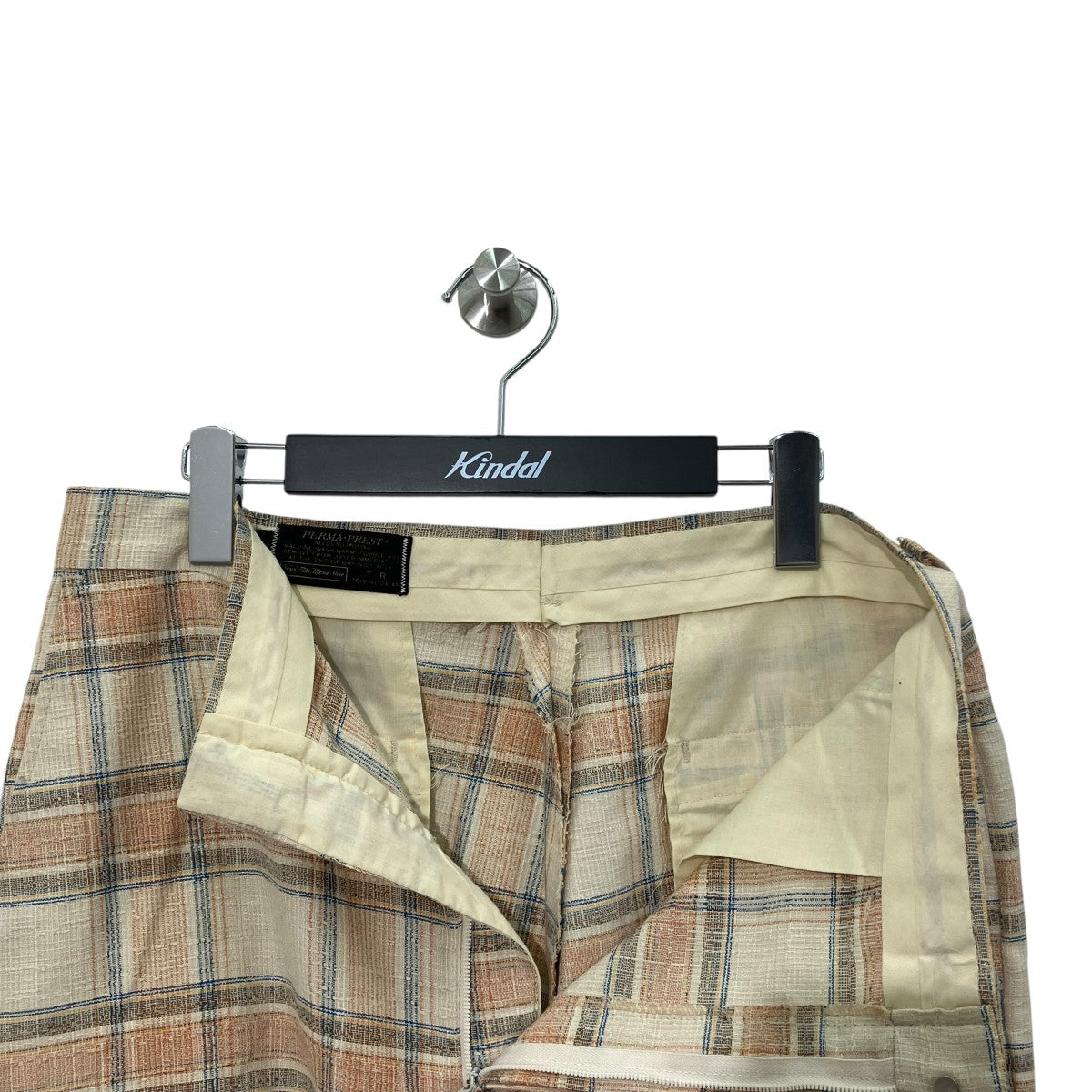 60s-70s PERMA PRESTチェックハーフパンツ