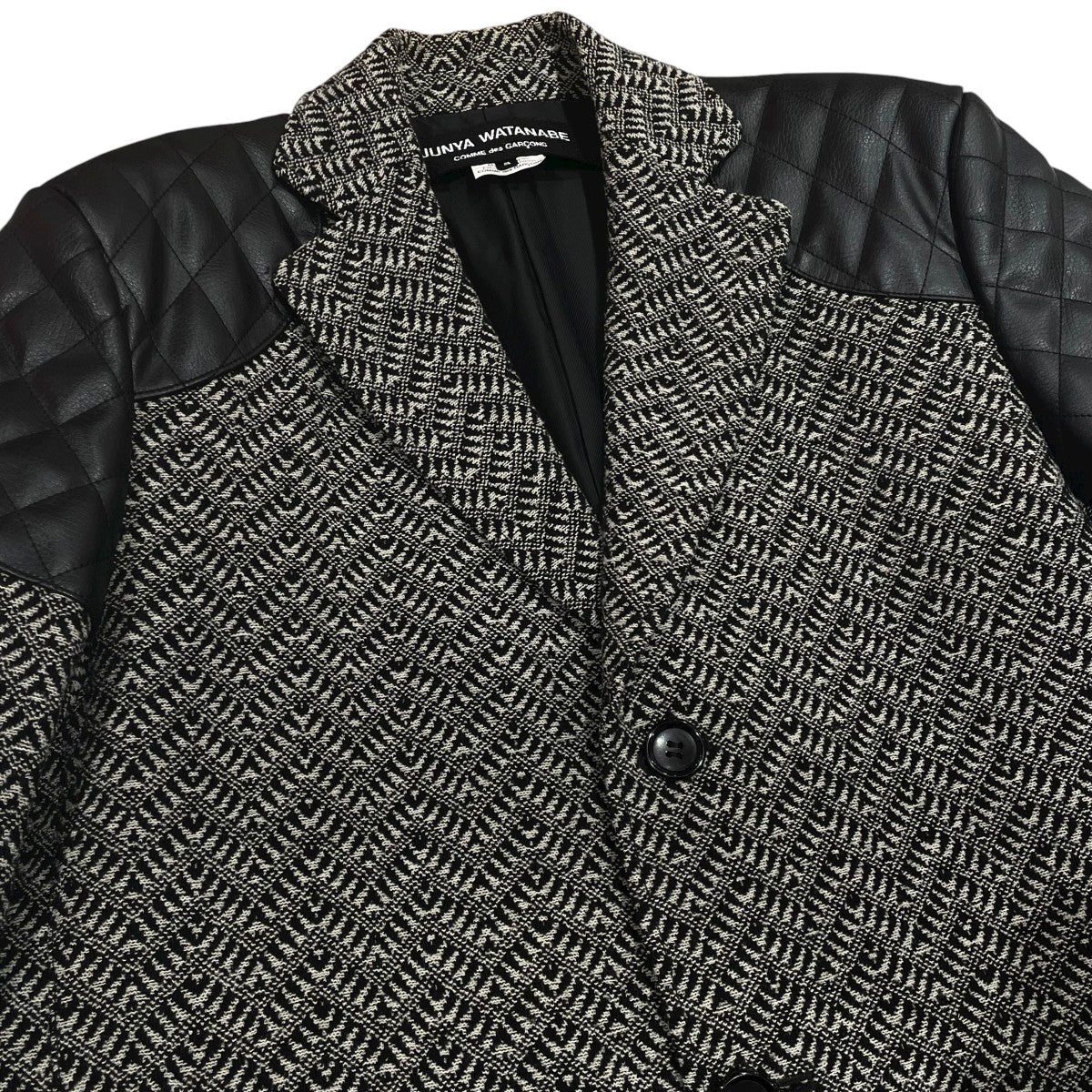 レザー切り替えしコートJT-C017