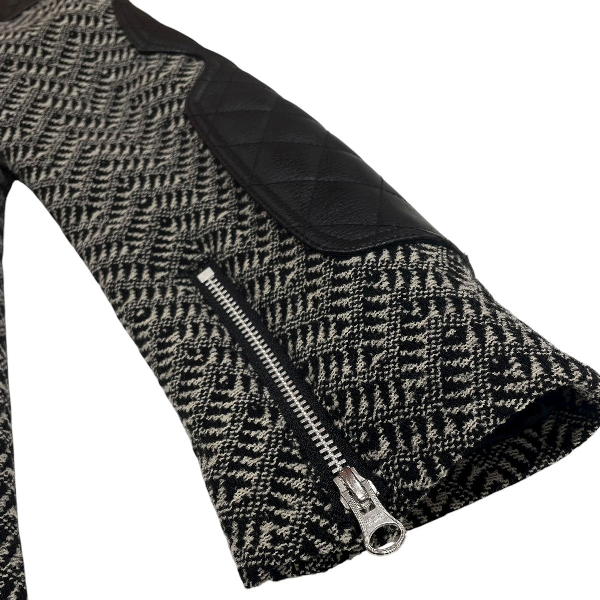 レザー切り替えしコートJT-C017