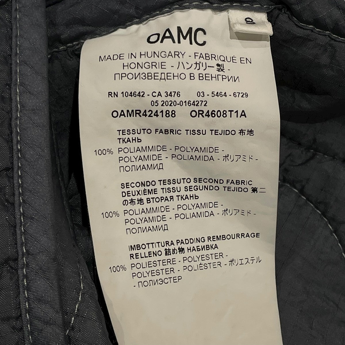 20AWCOMBAT LINER JACKETキルティングジャケットOR4608T1A