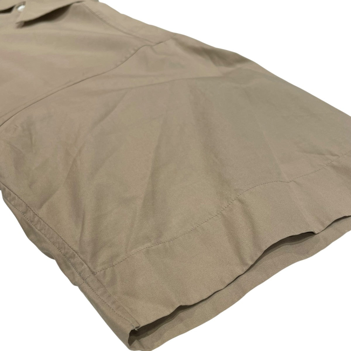 AURALEE WASHED FINX TWILL HALF SLEEVED BIG SHIRTS半袖シャツA8SS03TN 古着・中古-4枚目のアイテム画像