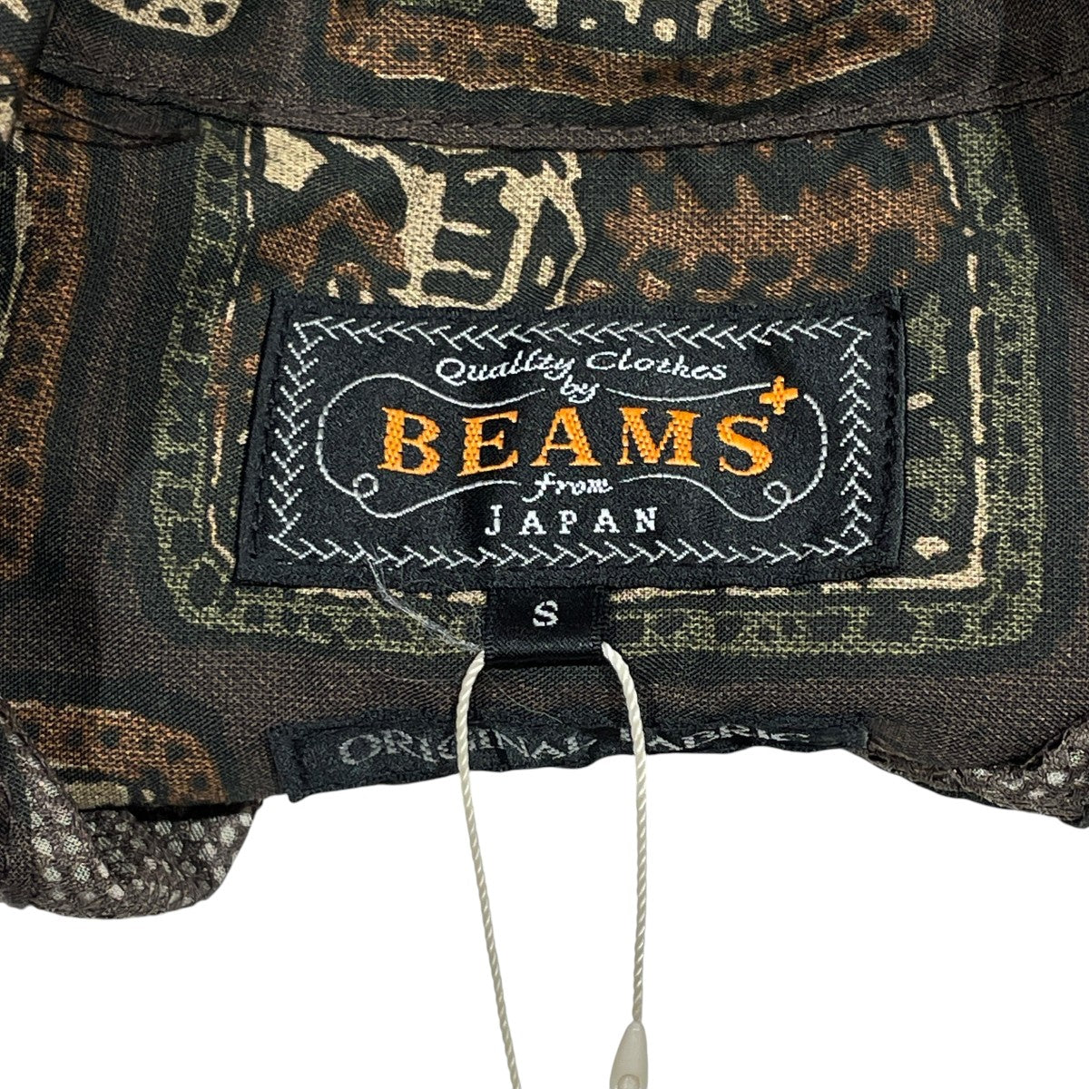 BEAMS ポリエステル ブロード ショートスリーブ アドベンチャー シャツII半袖シャツ38-01-0030-791 古着・中古-7枚目のアイテム画像