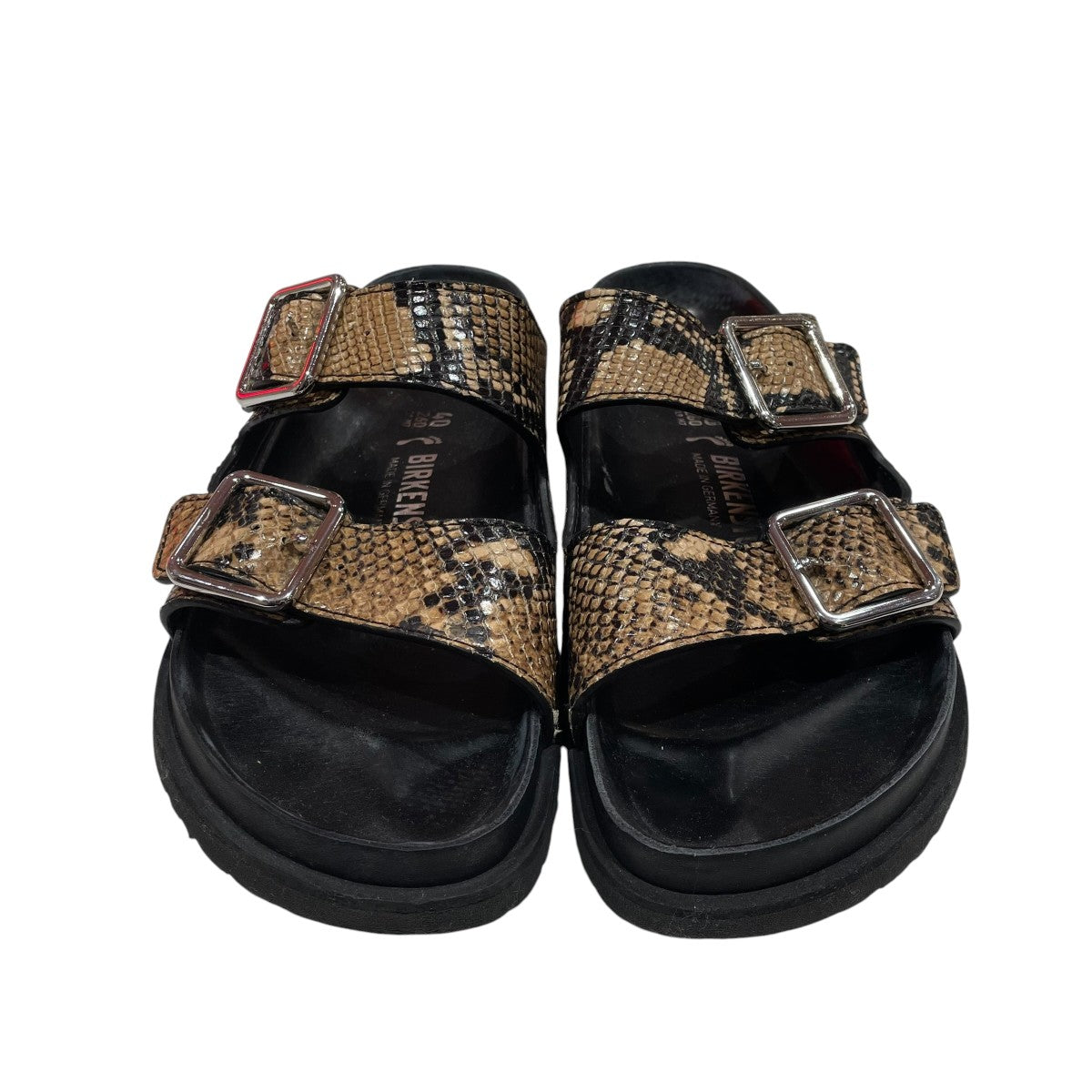 BIRKENSTOCK ARIZONA SNAKE LEATHER 古着・中古-2枚目のアイテム画像