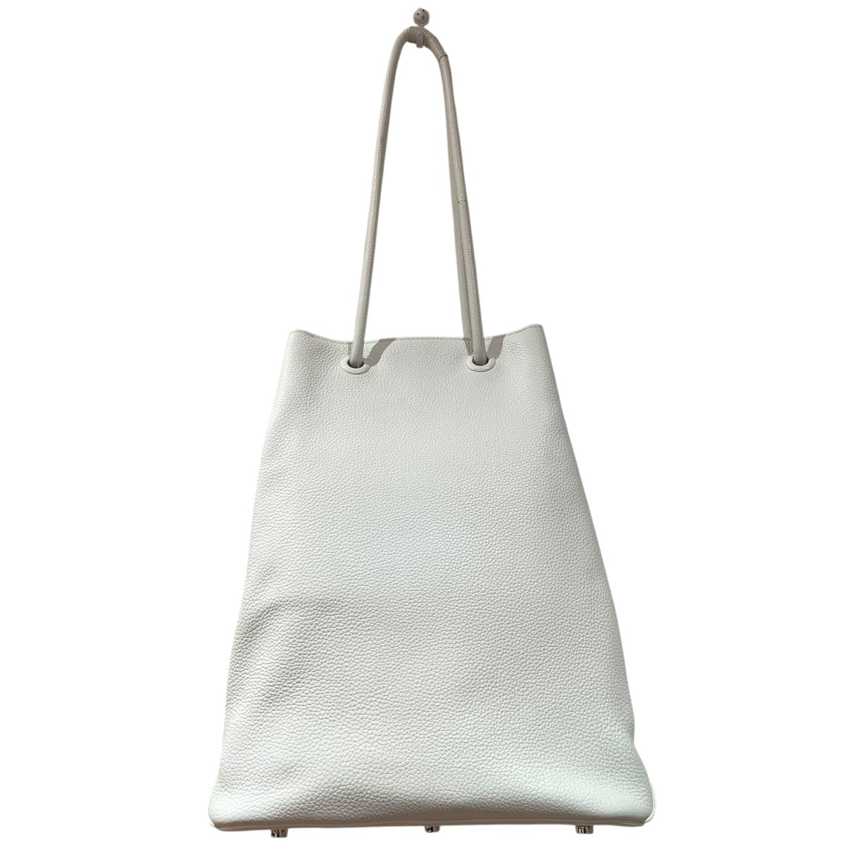 JIL SANDER(ジルサンダー) レザートートバッグ ホワイト｜【公式