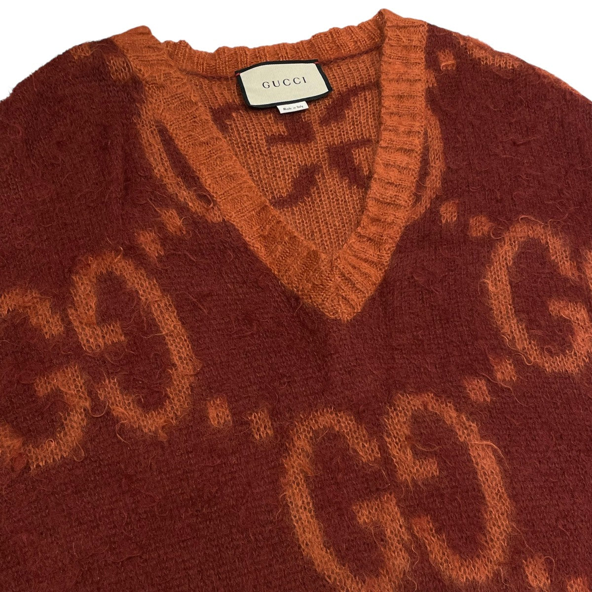 20AWGG Mohair Wool V-Neck Sweaterニット639380