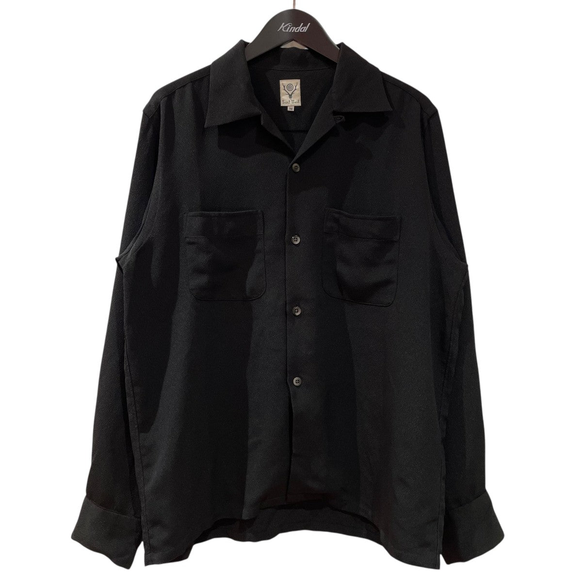 One-up Shirt Poly Crepe ClothカジュアルシャツGL805