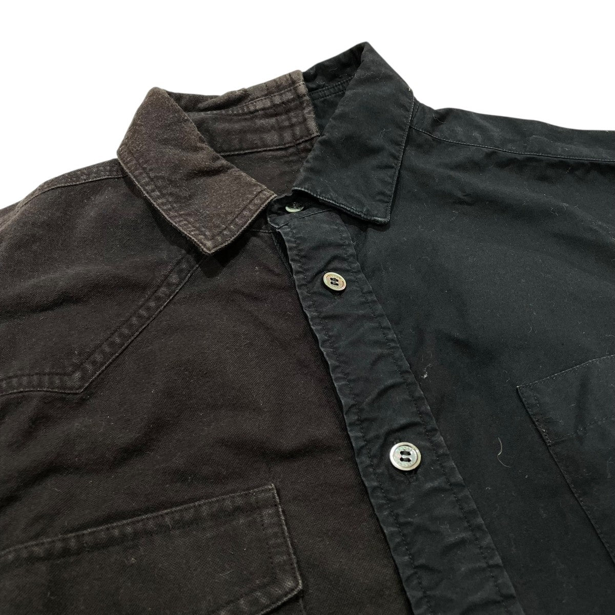 sacai(サカイ) 長袖シャツSCM-038 SCM-038 ブラック サイズ 1｜【公式