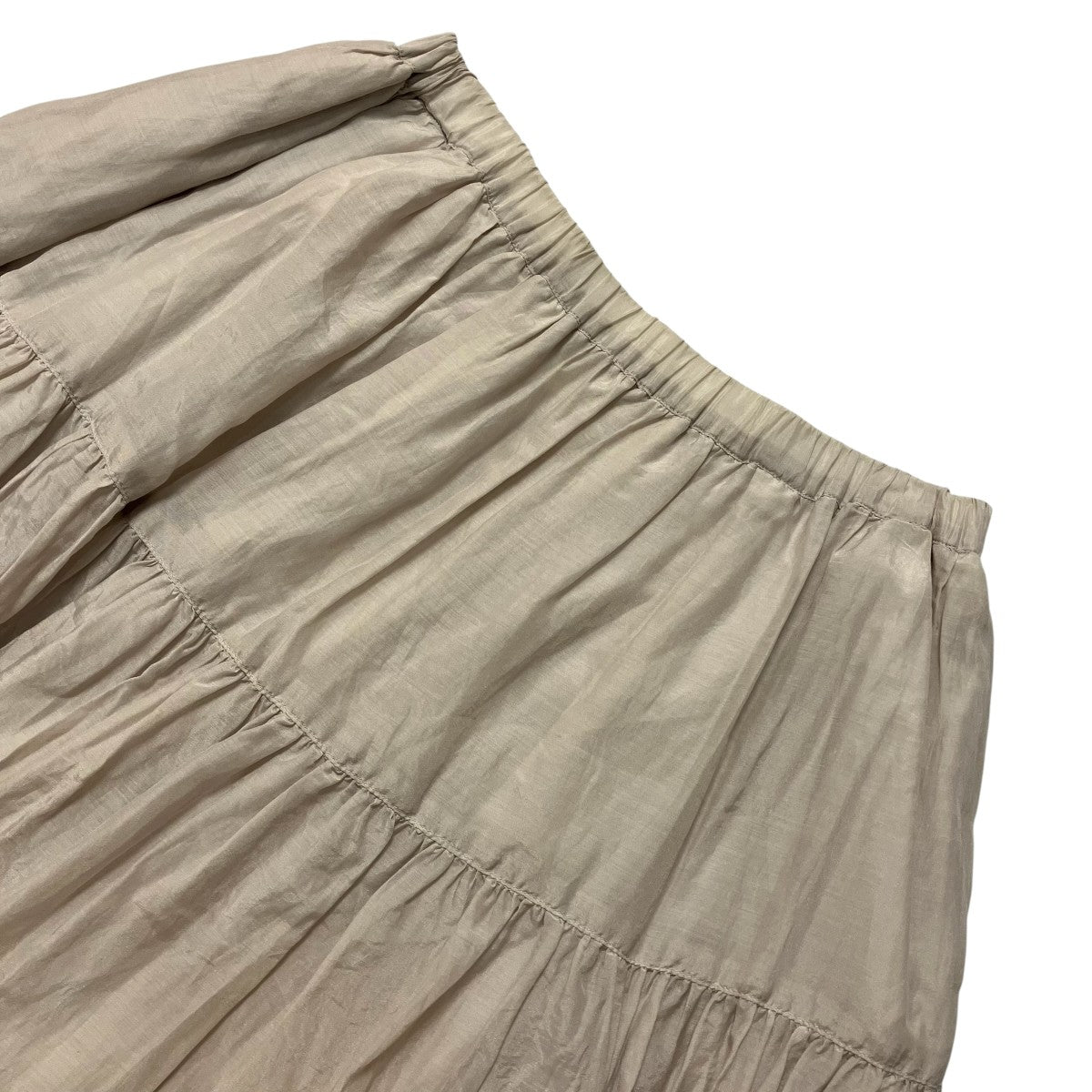 SUZUKI TAKAYUKI tiered skirtロングフレアスカートS231-32 古着・中古-3枚目のアイテム画像