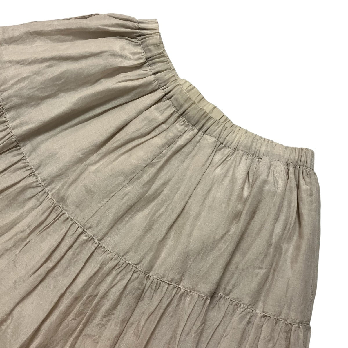 SUZUKI TAKAYUKI tiered skirtロングフレアスカートS231-32 古着・中古-4枚目のアイテム画像
