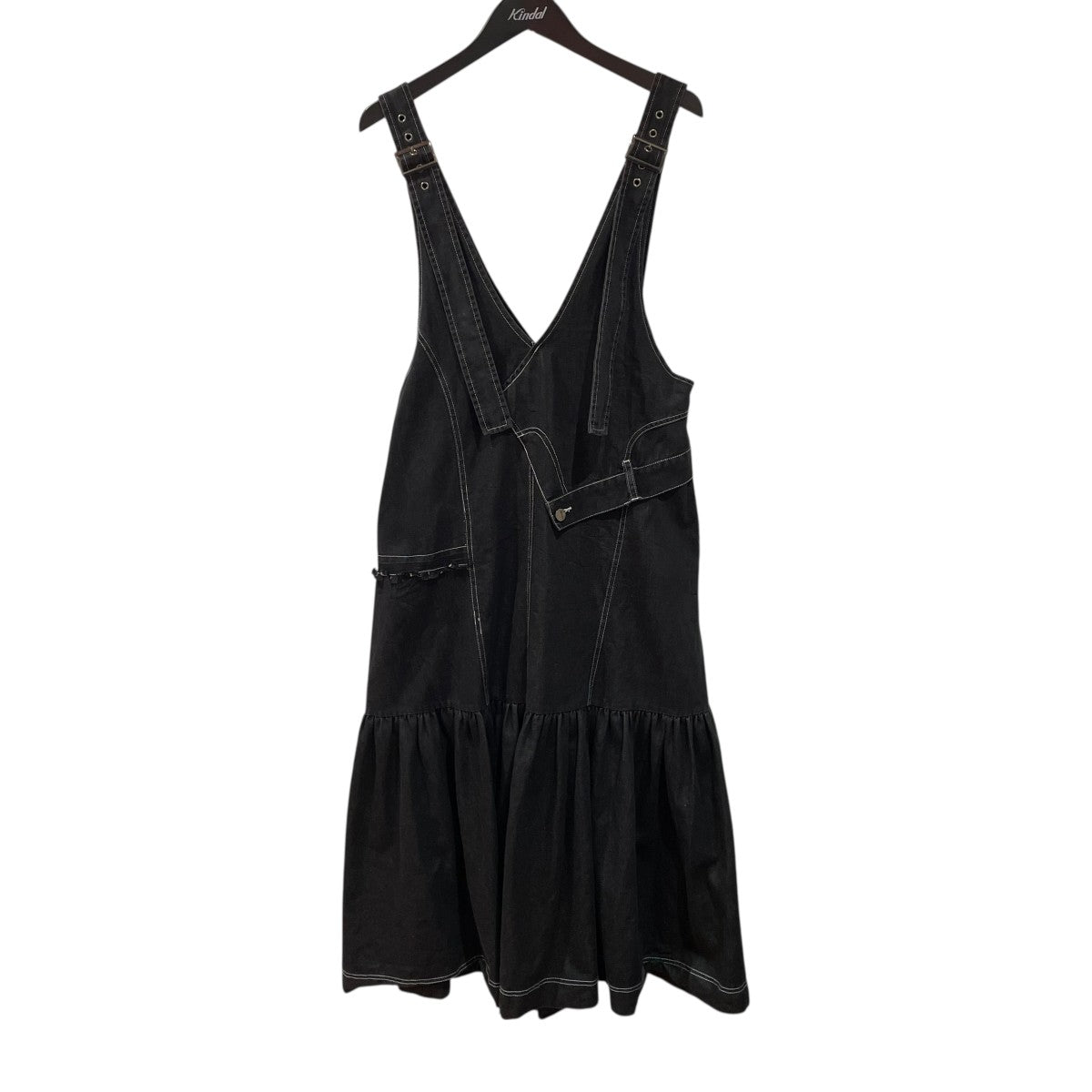 MANY PARTS ASYMMETRY DENIM JUMPER SKIRTデニムワンピース1241-03015