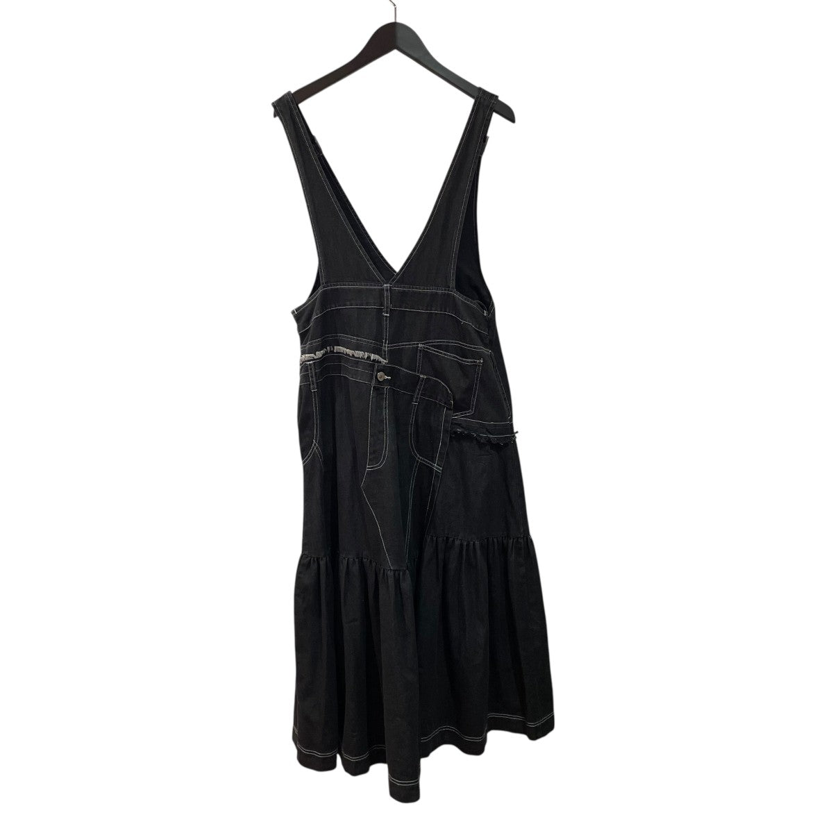 MANY PARTS ASYMMETRY DENIM JUMPER SKIRTデニムワンピース1241-03015