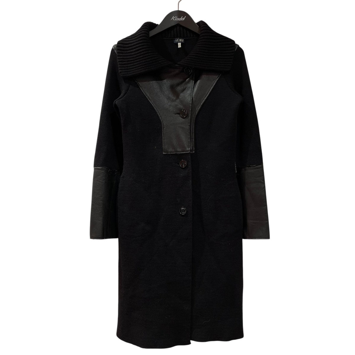 ARMANI JEANS(アルマーニジーンズ) ニットコート ブラック サイズ 38